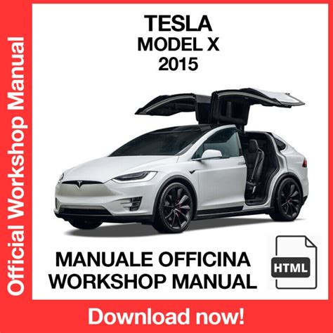 Workshop Manual Tesla Model X 2015 En