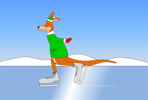 Kangaroo Goes Ice Skating By Thecanadiantoony2001 On Deviantart