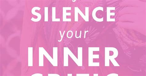 5 Ways To Silence Your Inner Critic Boost Self Confidence