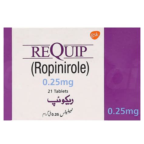 Requip Mg Tab Dawaai Uses Side Effect Price In Pakistan