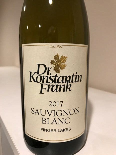 2014 Dr Konstantin Frank Sauvignon Blanc USA New York Finger Lakes