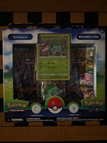 Pokemon Go Pin Collection Box Bulbasaur New Ebay