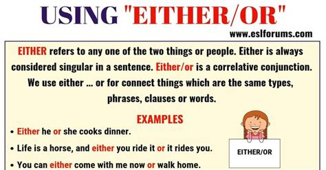 usage   examples  english correlative