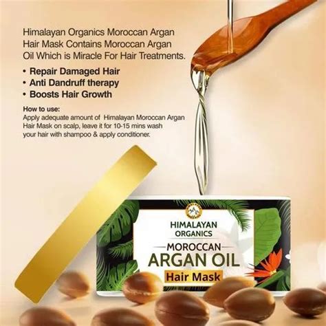 Himalayan Organics Moroccan Argan Oil Hair Mask 200 Ml At Rs 649