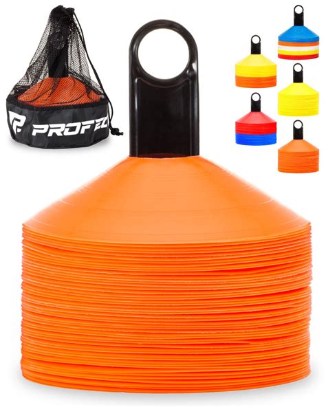 Buy Pro Disc Cones (Set of 50) - Agility Soccer Cones with Carry Bag and Holder for Sports ...