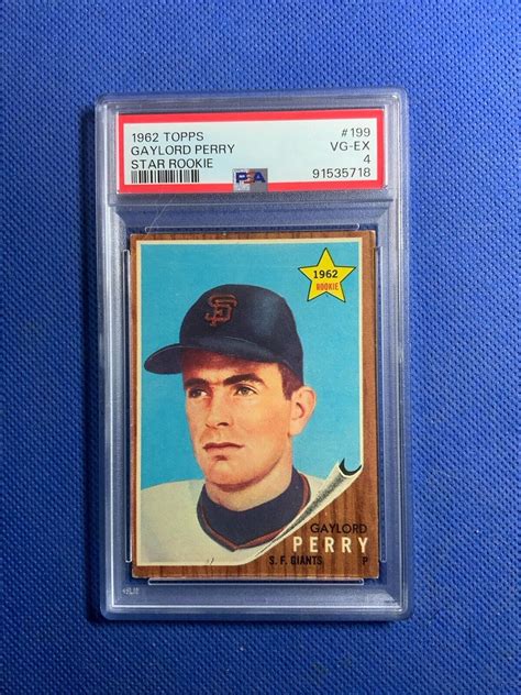 Topps Gaylord Perry Rc Psa San Francisco Giants Hof Ebay