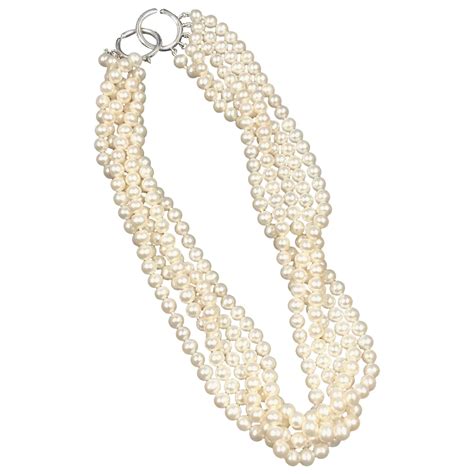 Tiffany And Co Paloma Picasso Pearl Torsade Necklace At Stdibs