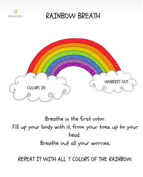 Rainbow Breathing Printable