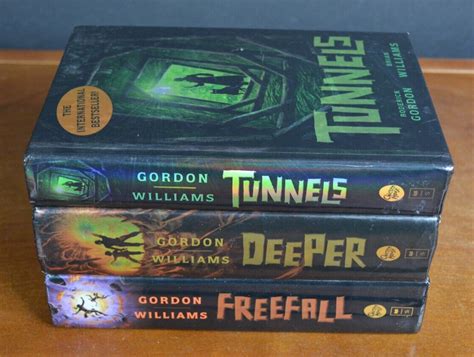 Lot Of 3 Books In The Tunnels Series By Roderick Gordon Freefall