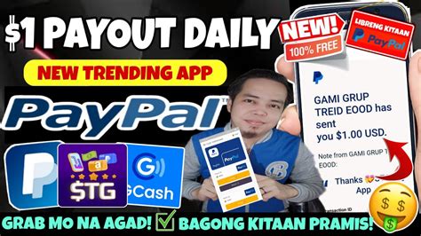 Earn 1 Paypal Money Daily New Release PayPal Paying App Legit