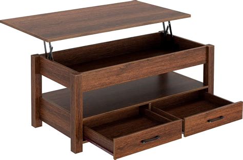 Amazon Rolanstar Coffee Table Lift Top Coffee Table With Drawers