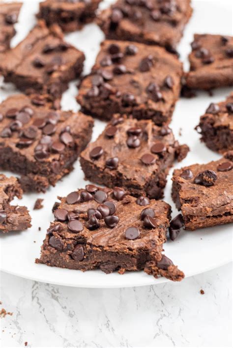 Vegan Chickpea Brownies Gluten Free Oil Free Healthygirl Kitchen