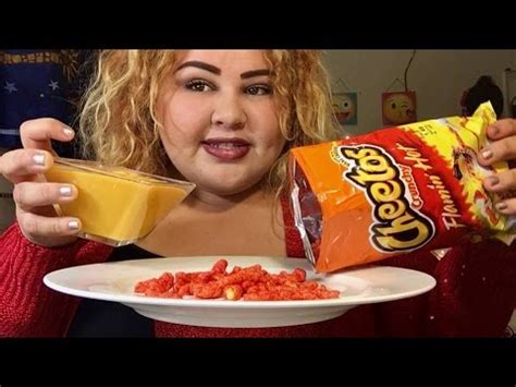 Hot Cheetos With Nacho Cheese MUKBANG YouTube