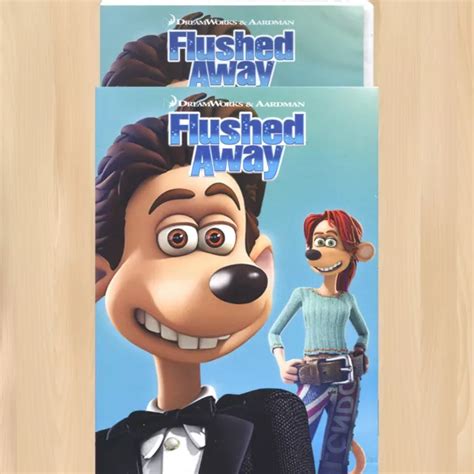 DREAMWORKS AARDMAN FLUSHED AWAY DVD Kate Winslet HUGH JACKMAN 0503 0