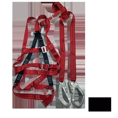 Pinnacle Alpha Double Lanyard Full Body Harness Scaffold Hook With