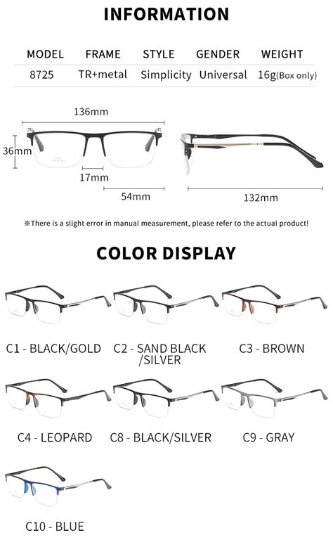 Handoer Unisex Eyeglasses Upgrade Your Style Fuzweb