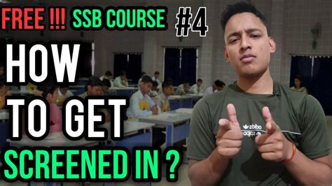 How To Get Screened In Nda 149 Ssb Interview Ssb Screening