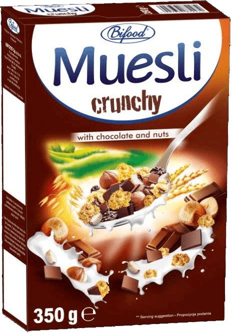 Musli Crunchy Czekoladowo Orzechowe Bifood