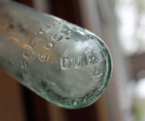 Antique Round Bottom Glass Soda Ginger Ale Bottles Set Of 2 Torpedo Shaped 1890s Cantrell