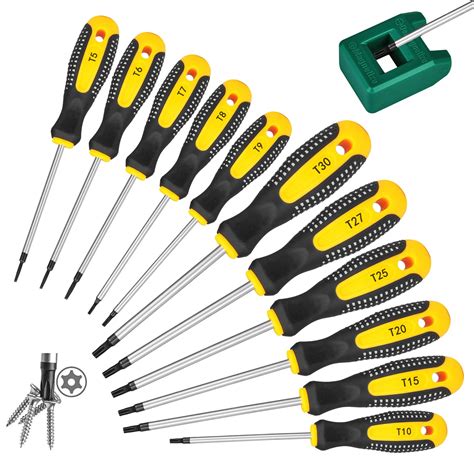 Magnetic Torx Screwdrivers Settonsiki 12pcs Torx Driver Star