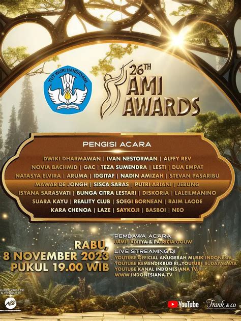 Daftar Lengkap Pemenang Ami Awards Putri Ariani Hingga Lesti