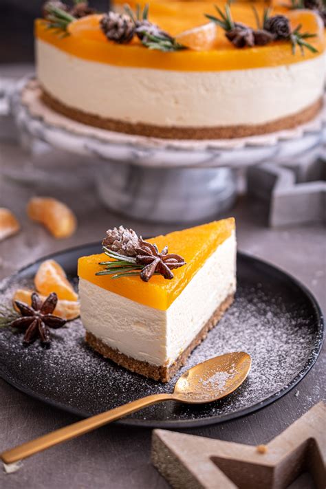 Mandarinin Cheesecake Brez Peke Midva Kuhava