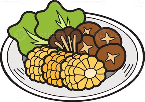 Free Hand Drawn Vegetable Dish Illustration 17180706 PNG With