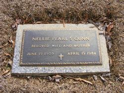 Nellie Pearl Sheppard Gunn M Morial Find A Grave