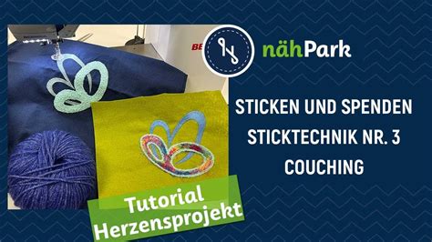 nähPark Herzensprojekt 2024 Sticken und Spenden Sticktechnik 3