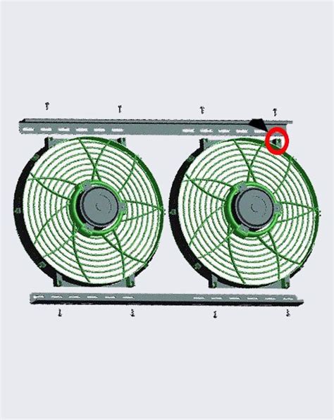 TOPPERFORMANCE DAVIES CRAIG 0422 Mounting Brackets Twin Fan Not