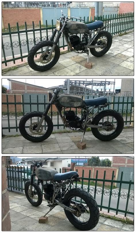 Proyecto 7 Suzuki Ts 125 Tracker Clav Custom Retro Garage Scrambler