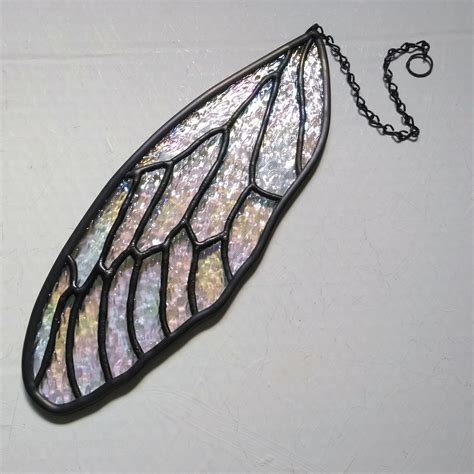 Iridescent Stained Glass Cicada Insect Wing Suncatcher Etsy Australia