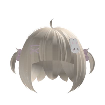 Short Kawaii Bunny Hair Blonde Roblox