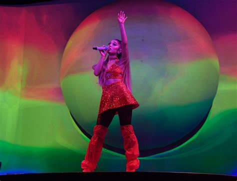 Ariana Grande Performs Live At The Sweetener World Tour In London