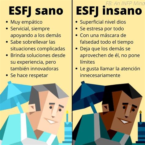 Esfj Sano E Insano Tipos De Personalidad Infp Inspiraci N Para La