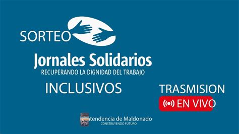 Sorteo Jornales Solidarios Inclusivos YouTube