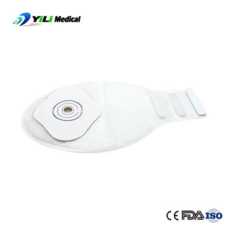 Medical Disposable One Piece Colostomy Bag Ostomy Care With Adhesive