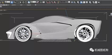 【汽车轿车】流线型跑车3d模型图纸 3ds Max设计 Max和fbx格式 汽车三维建模 汽车 3ds Max 仿真秀干货文章