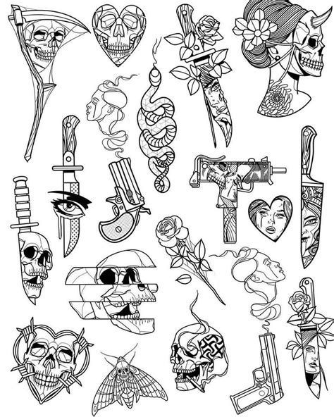 How To Draw Tattoo Flash