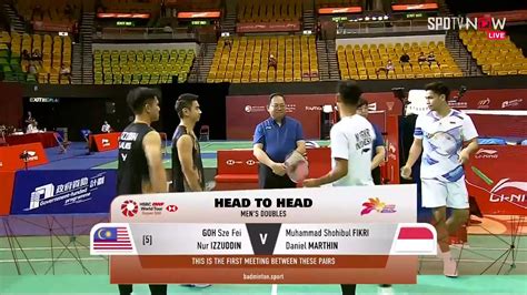 Bwf Md R Fikri Daniel Ina Vs Goh Sze Fei Nur Izzudin Mas