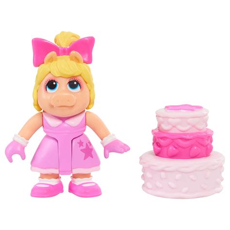 Muppet Babies Figure And Accessory Set Piggy Birthday Cake