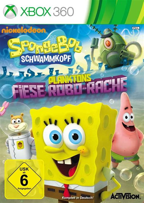 Spongebob Squarepants Planktons Robotic Revenge Boxarts For Microsoft Xbox 360 The Video