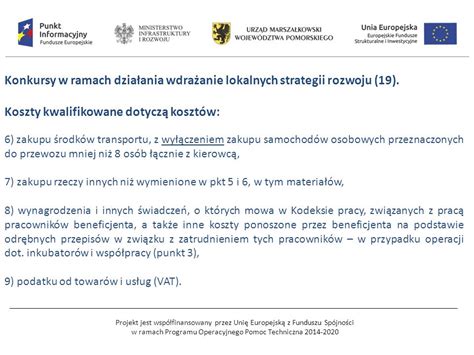 Projekt Jest Wsp Finansowany Przez Uni Europejsk Z Funduszu