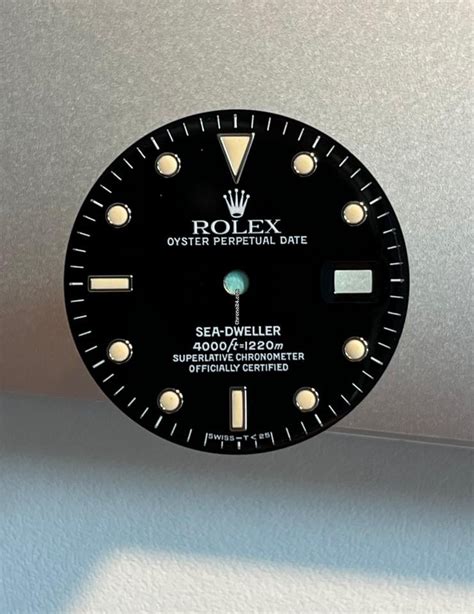 Rolex Sea Dweller Mk Tritium Dial Hands F R Kaufen Von