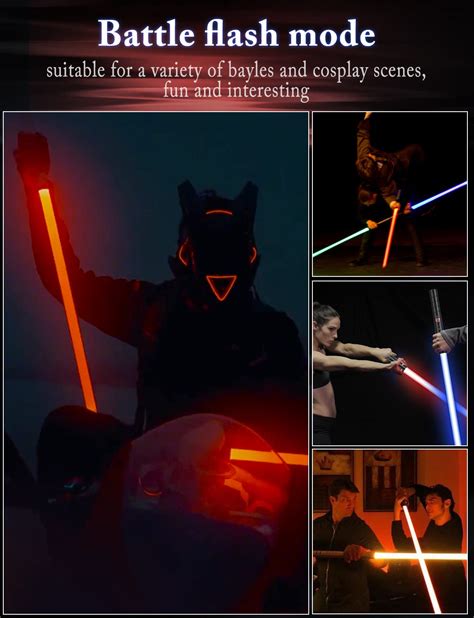 Jvmusaber Lightsaber Toy Fx Saber Dueling Force Rgb Sword Type C