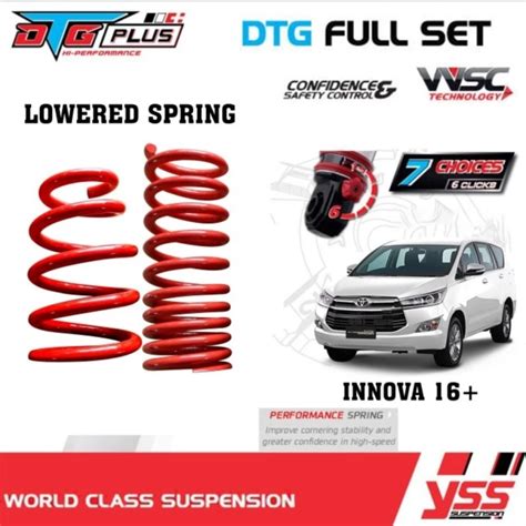 Jual PER YSS LOWERING KIT SPRING YSS TOYOTA INNOVA REBORN 2005 2022