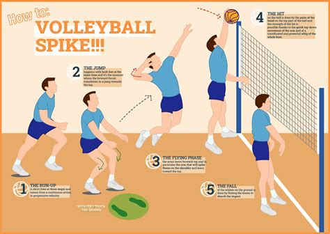 Volleyball Spike Infographic Behance
