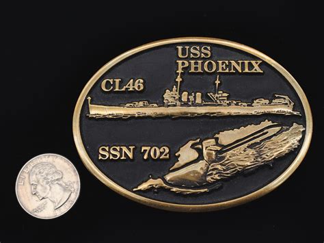 USS Phoenix CL-46 Cruiser Battleship SSN 702 Submarine United - Etsy