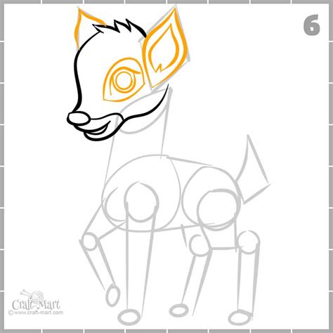 216-how-to-draw-baby-deer-6-step - Craft-Mart