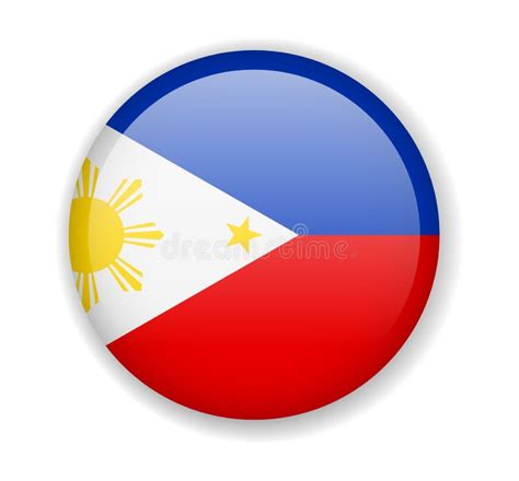 Philippines Flag Rounded Stock Illustrations Philippines Flag